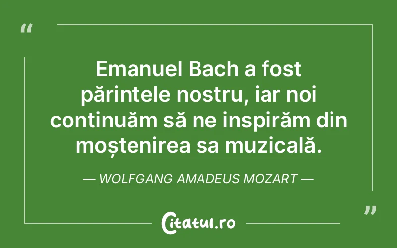 Citat Wolfgang Amadeus Mozart - citate copii