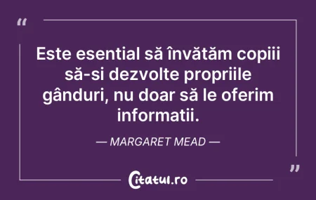 Este esențial să învățăm copiii s�...