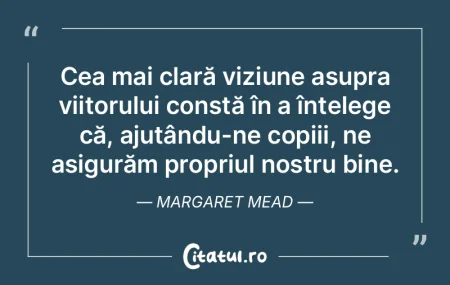 Cea mai clară viziune asupra viitorului...