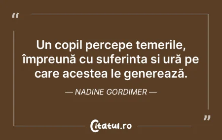 Un copil percepe temerile, împreună cu... Un copil percepe temerile, împreună cu...