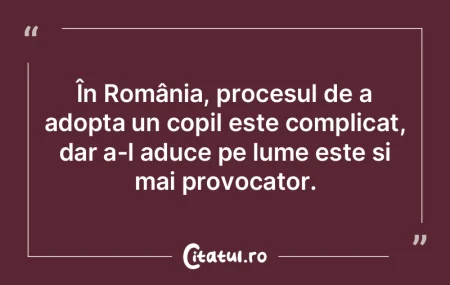În România, procesul de a adopta un co... În România, procesul de a adopta un co...