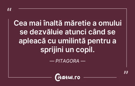 Cea mai înaltă măreție a omului se d... Cea mai înaltă măreție a omului se d...