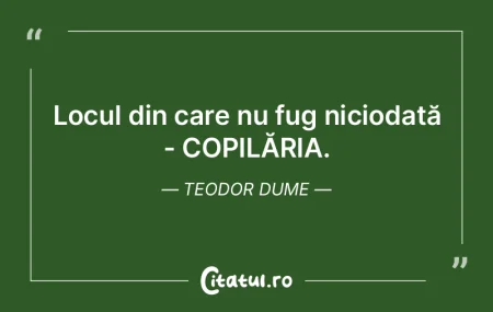 Locul din care nu fug niciodată - COPIL... Locul din care nu fug niciodată - COPIL...