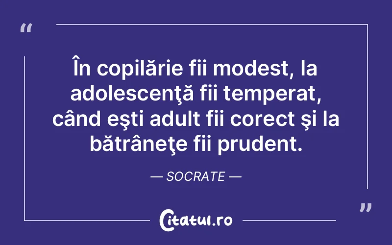 Citat Socrate - citate copii