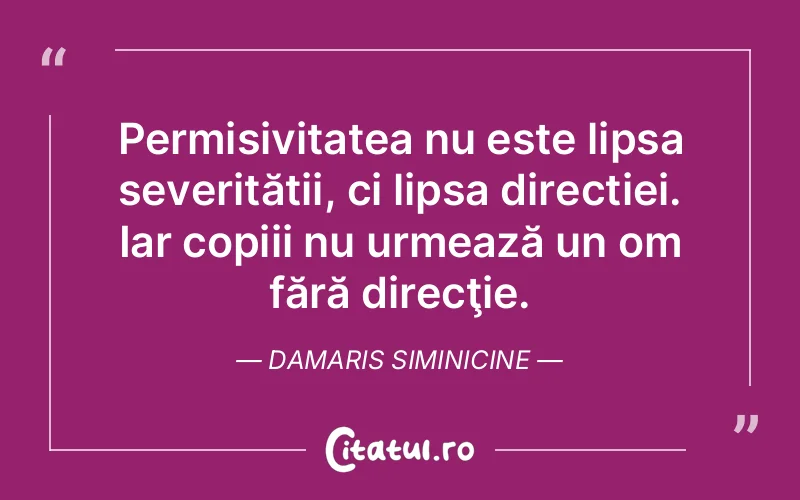 Citat Damaris Siminicine - citate copii