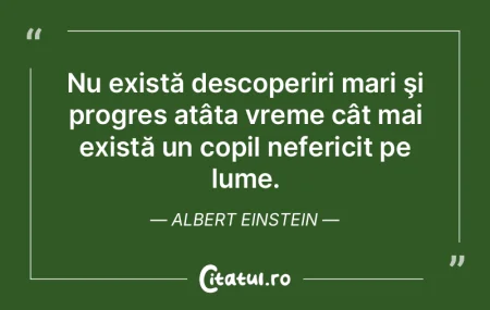 Nu există descoperiri mari şi progres ...