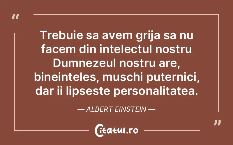 Citat Albert Einstein - citate crestine