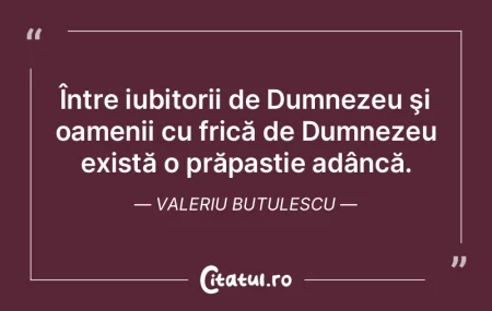 Între iubitorii de Dumnezeu şi oamenii...