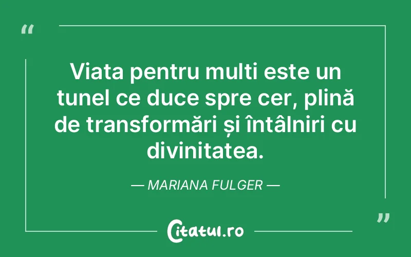 Citat Mariana Fulger - citate crestine