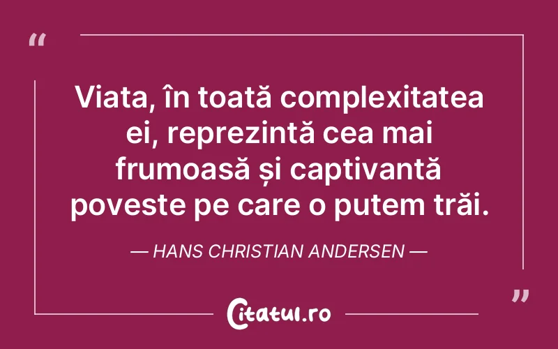 Citat Hans Christian Andersen - citate crestine