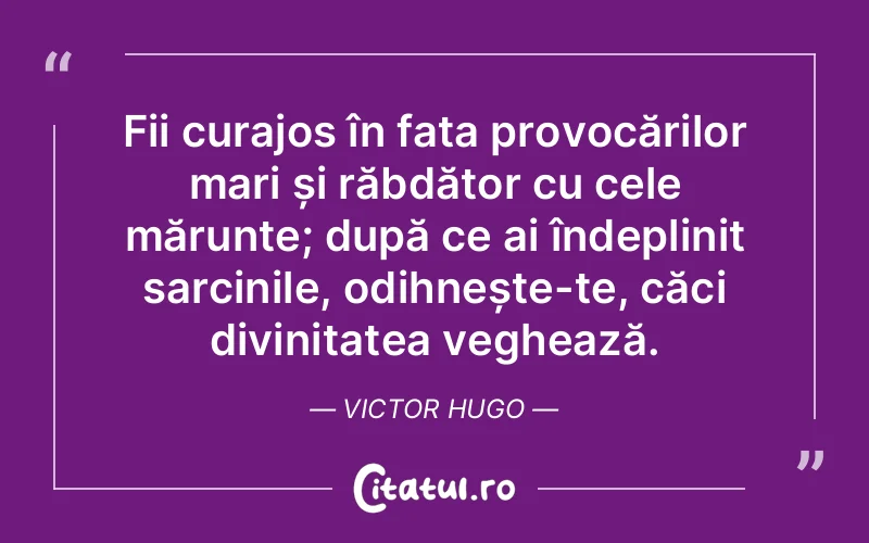 Citat Victor Hugo - citate crestine