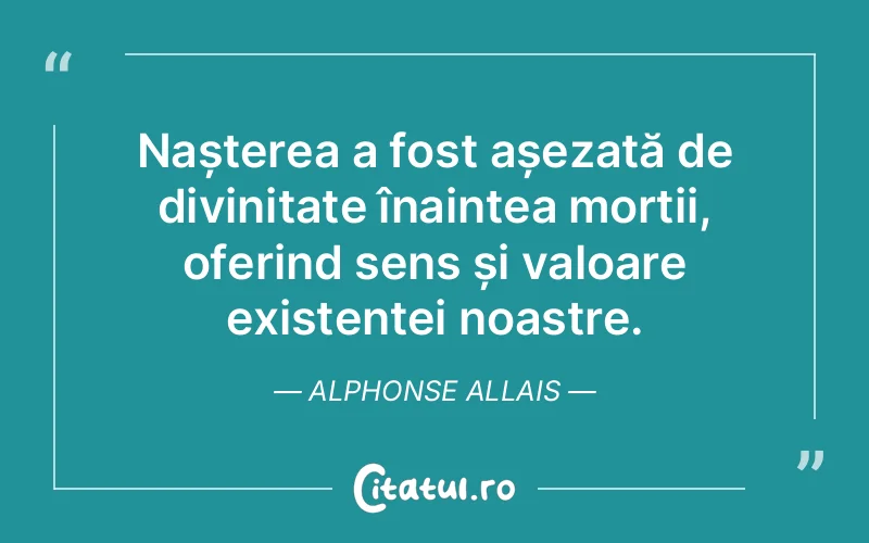 Citat Alphonse Allais - citate crestine