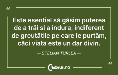 Este esențial să găsim puterea de a t... Este esențial să găsim puterea de a t...