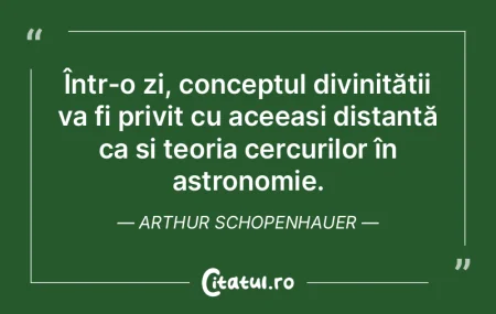 Într-o zi, conceptul divinității va f... Într-o zi, conceptul divinității va f...