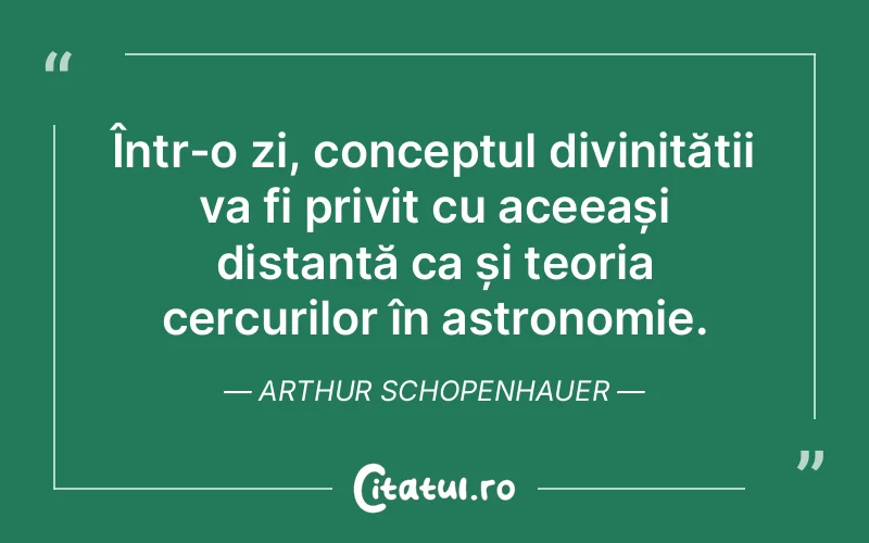 Citat Arthur Schopenhauer - citate crestine
