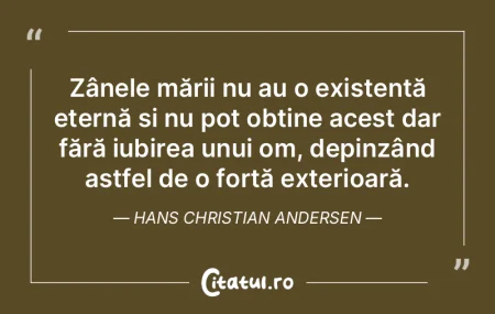 Zânele mării nu au o existență etern... Zânele mării nu au o existență etern...