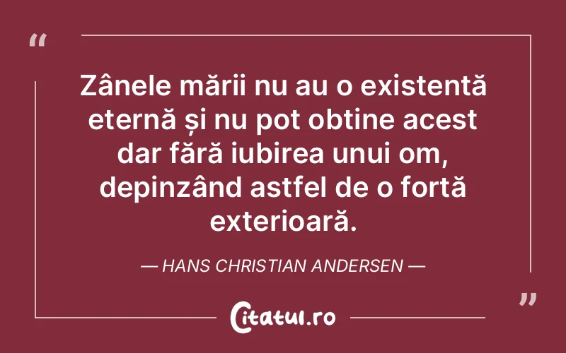 Citat Hans Christian Andersen - citate crestine