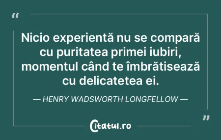 Nicio experiență nu se compară cu pur... Nicio experiență nu se compară cu pur...