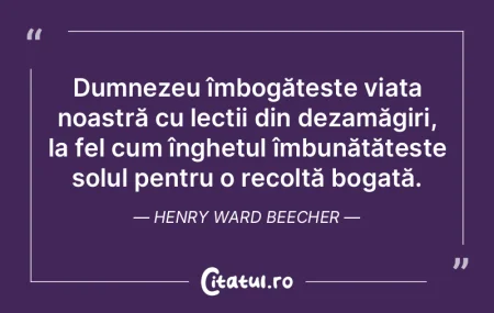 Dumnezeu îmbogățește viața noastră... Dumnezeu îmbogățește viața noastră...