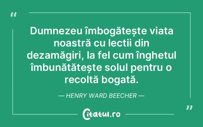 Citat Henry Ward Beecher - citate crestine