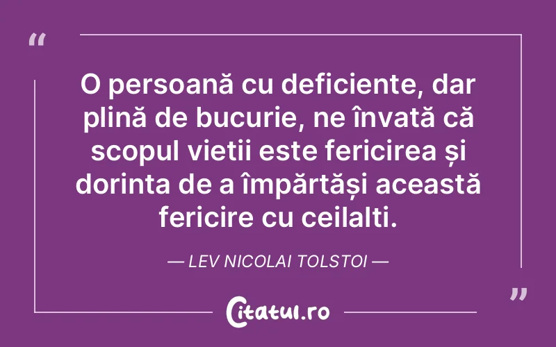 Citat Lev Nicolai Tolstoi - citate crestine
