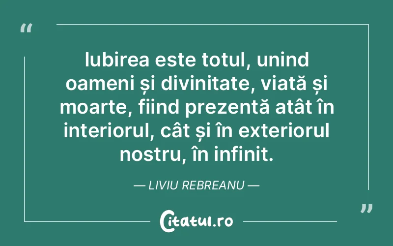 Citat Liviu Rebreanu - citate crestine