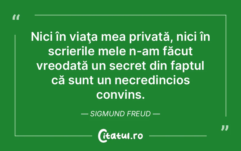 Citat Sigmund Freud - citate crestine