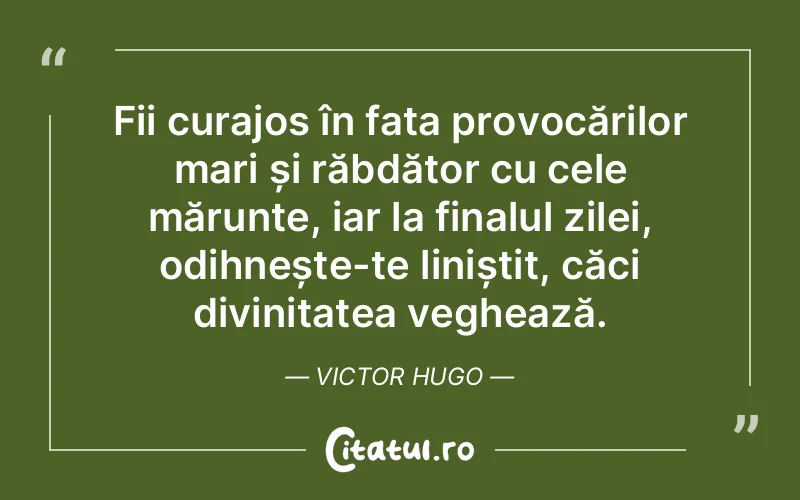 Citat Victor Hugo - citate crestine