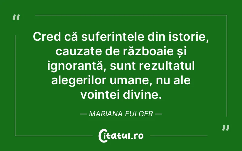 Citat Mariana Fulger - citate crestine