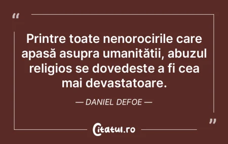 Printre toate nenorocirile care apasă a...