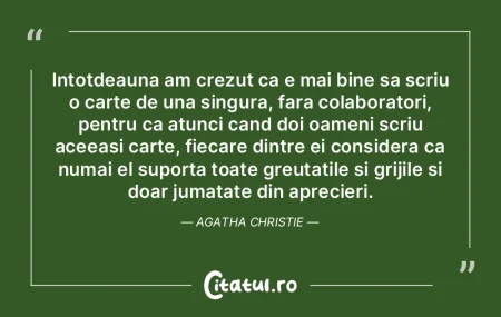 Intotdeauna am crezut ca e mai bine sa s... Intotdeauna am crezut ca e mai bine sa s...