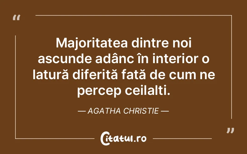 Citat Agatha Christie - citate crestine