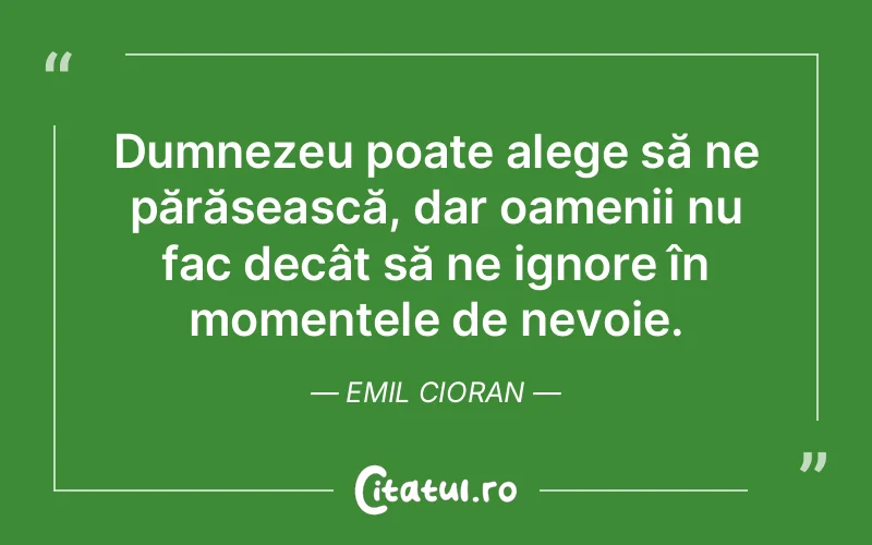 Citat Emil Cioran - citate crestine