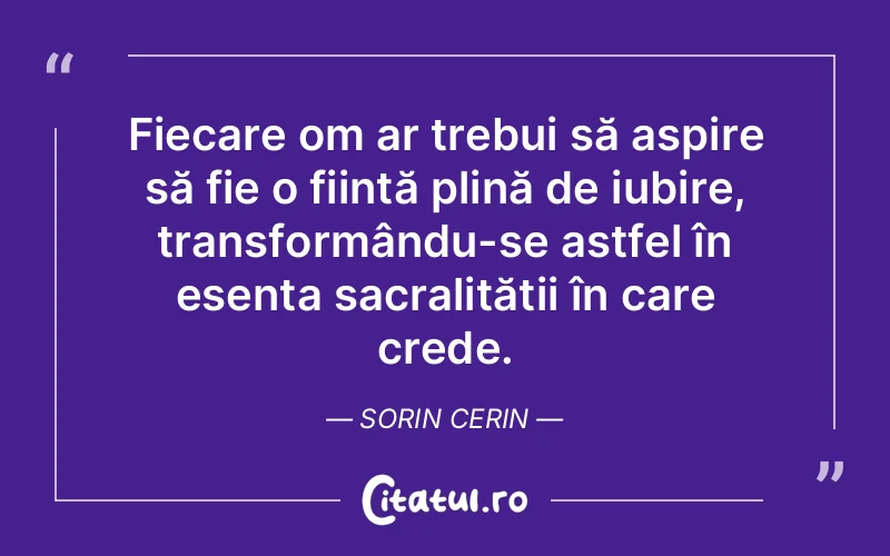 Citat Sorin Cerin - citate crestine