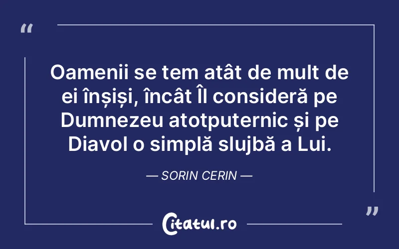 Citat Sorin Cerin - citate crestine