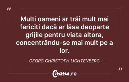 Mulți oameni ar trăi mult mai fericiț... Mulți oameni ar trăi mult mai fericiț...