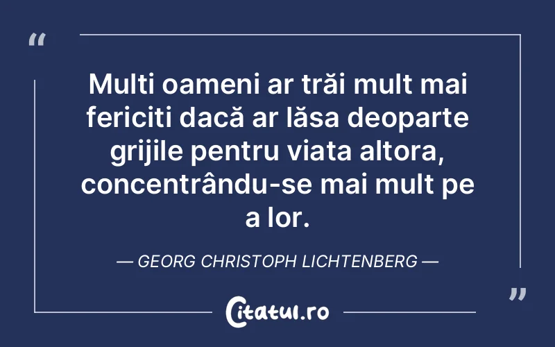 Citat Georg Christoph Lichtenberg - citate crestine