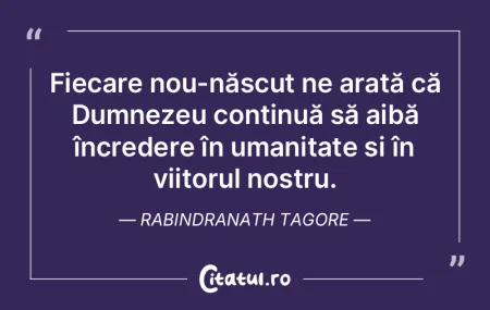 Fiecare nou-născut ne arată că Dumnez... Fiecare nou-născut ne arată că Dumnez...