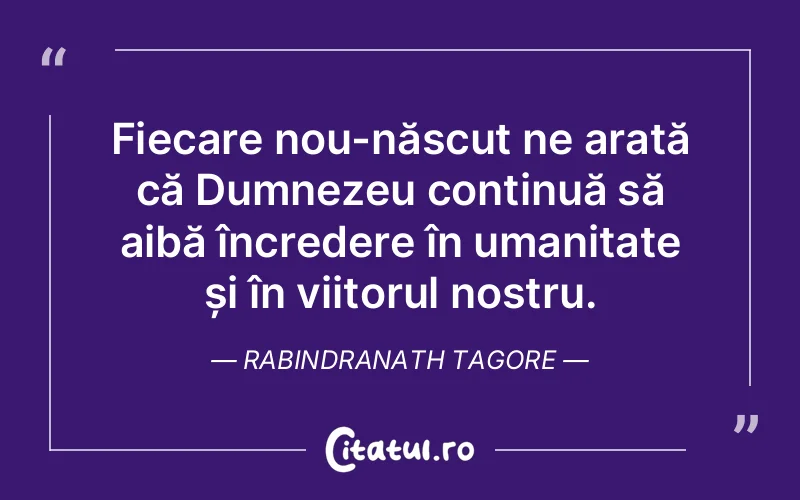 Citat Rabindranath Tagore - citate crestine