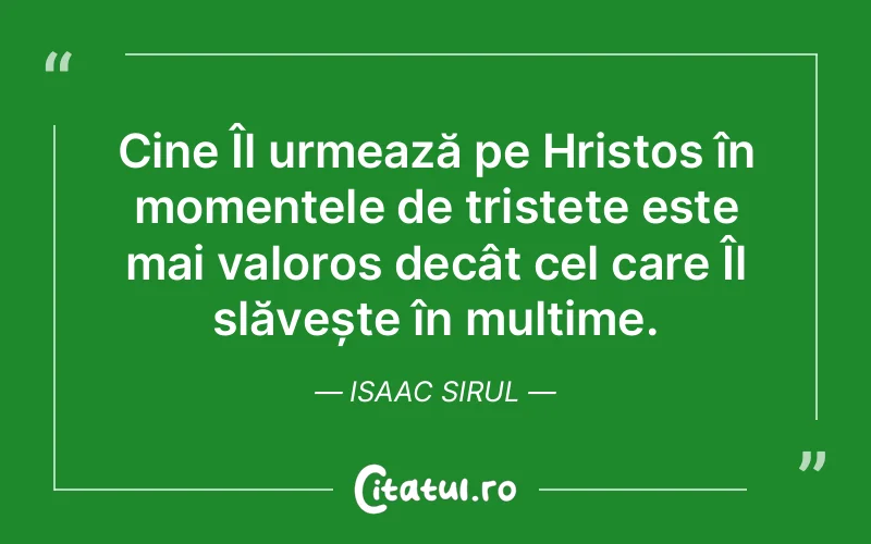 Citat Isaac Sirul - citate crestine