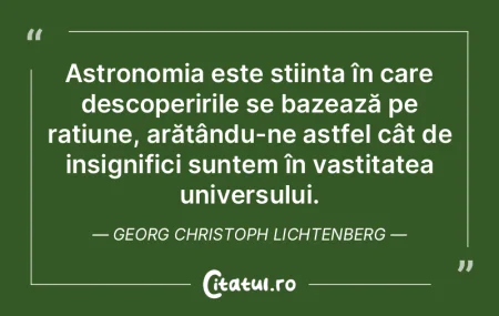 Astronomia este știința în care desco... Astronomia este știința în care desco...
