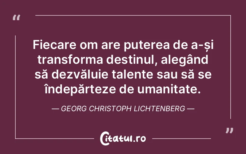 Citat Georg Christoph Lichtenberg - citate crestine