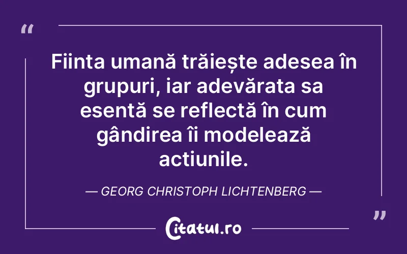Citat Georg Christoph Lichtenberg - citate crestine