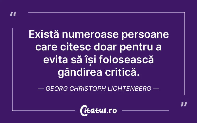 Citat Georg Christoph Lichtenberg - citate crestine