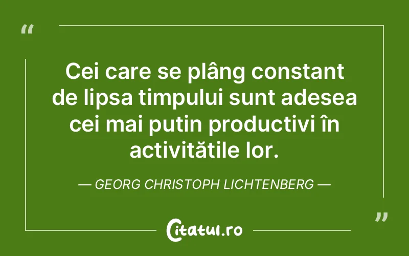 Citat Georg Christoph Lichtenberg - citate crestine