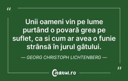 Unii oameni vin pe lume purtând o povar... Unii oameni vin pe lume purtând o povar...