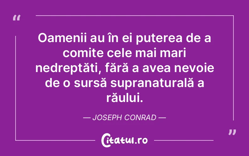 Citat Joseph Conrad - citate crestine