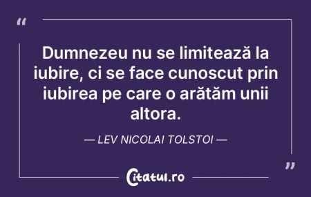 Dumnezeu nu se limitează la iubire, ci ... Dumnezeu nu se limitează la iubire, ci ...