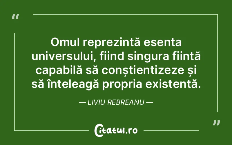 Citat Liviu Rebreanu - citate crestine