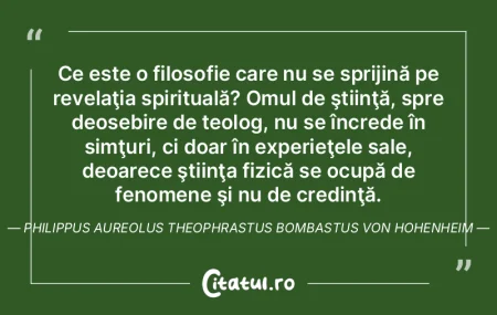 Ce este o filosofie care nu se sprijină... Ce este o filosofie care nu se sprijină...
